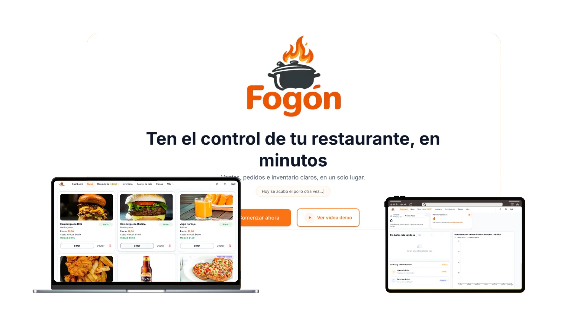 Vista visual de CRM para negocios locales